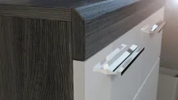 Home affaire Kommode SIENA, Breite 60 cm, 2 Türen, 2 Einlegeböden, 3 Fächer (hochwertige Rillenfräsung in MDF Front), Schuhkommode, Schuhschrank, Anrichte, Sideboard – Produktbild 1 von 1
