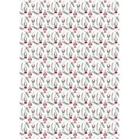 5 Bogen Recycling Geschenkpapier "Zwerge" 50 x 70 cm, 80g/m² – Produktbild 1 von 1