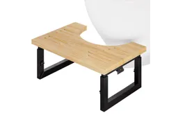 Yorbay Badhocker Bambus Toilettenhocker mit Klappfunktion, 3-Stufen Höheneinstellung, Rutschfeste Oberfläche – Produktbild 1 von 1