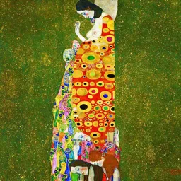 Photocircle Photocircle Poster / Leinwandbild - Gustav Klimt: Hoffnung II – Produktbild 1 von 1