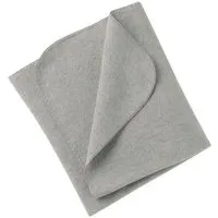 Engel natur Engel Natur Baby Fleece-Decke 80 x 100 cm reine Bio-Wolle, Hellgrau melange, – Produktbild 1 von 1
