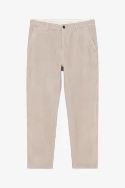 KnowledgeCotton Apparel KnowledgeCotton Apparel Herren vegan Hose Chuck Regular Cord Hellgrau – Produktbild 1 von 1