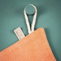 nahtur design nahtur-design Putzlappen 2-lagig aus Bioleinen und Baumwolle, Orange, – Produktbild 1 von 1