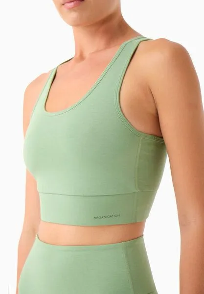 ORGANICATION ORGANICATION BIANNCA | Bralette aus Bio-Baumwolle, Mineral green, – Produktbild 1 von 4