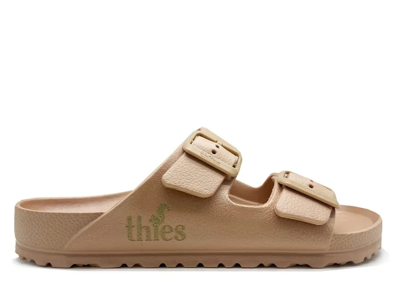 thies thies 1856 Ecofoam Sandal Vegan Sandale, Braun, – Produktbild 2 von 5