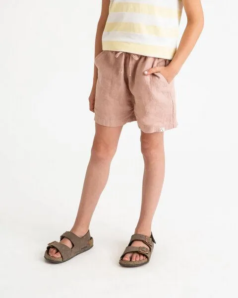 MATONA Matona Klassische kurze Hose für Kinder aus Leinen / Classic Shorts, Rosewood, – Produktbild 1 von 4