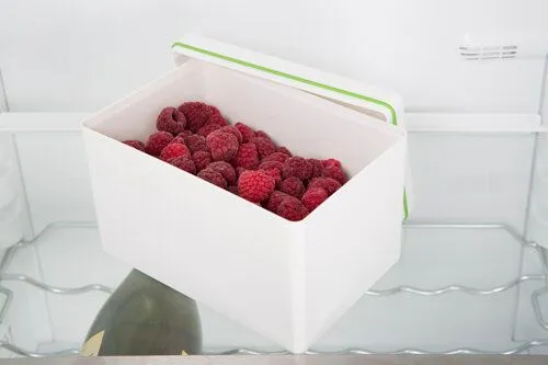 ajaa ajaa Die längliche Aufbewahrungsbox aus Biokunststoff 2,1 l, Lime, – Produktbild 3 von 4