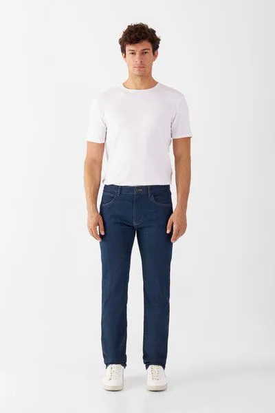 DAWN Herren Jeans DUSK Regular Straight DAWN Bio-Baumwolle, Classic blue, – Produktbild 1 von 4