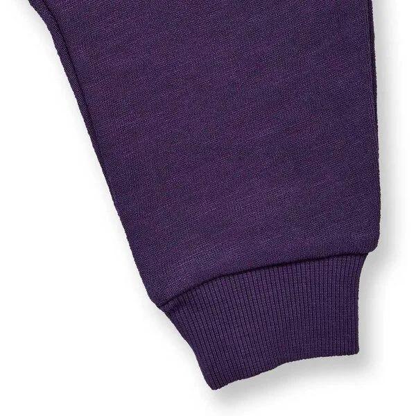 Sense Organics Sense Organics Babyhose aus Sweat, Modell HAUKE, Dunkle pflaume, – Produktbild 3 von 3