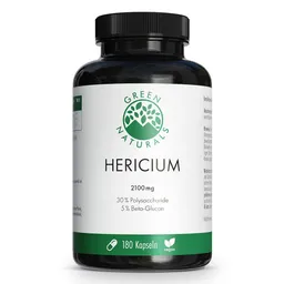 Green Naturals GREEN NATURALS Lions Mane Hericium 2100 mg Kapseln vegan – Produktbild 1 von 1