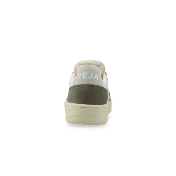 Veja Veja Sneaker Unisex - V-82 Grained Leather, Extra/white/natural/kaki(natur), – Produktbild 4 von 4