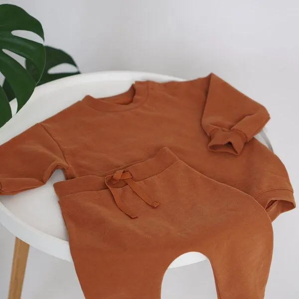 Orbasics Orbasics Baby Oh So Easy Pants aus zertifizierter Bio-Baumwolle, Caramel cookie, – Produktbild 3 von 4