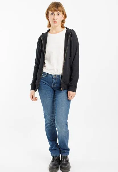 TORLAND TORLAND Damen Zip-Hoodie ZITA, Schwarz (black), – Produktbild 3 von 4