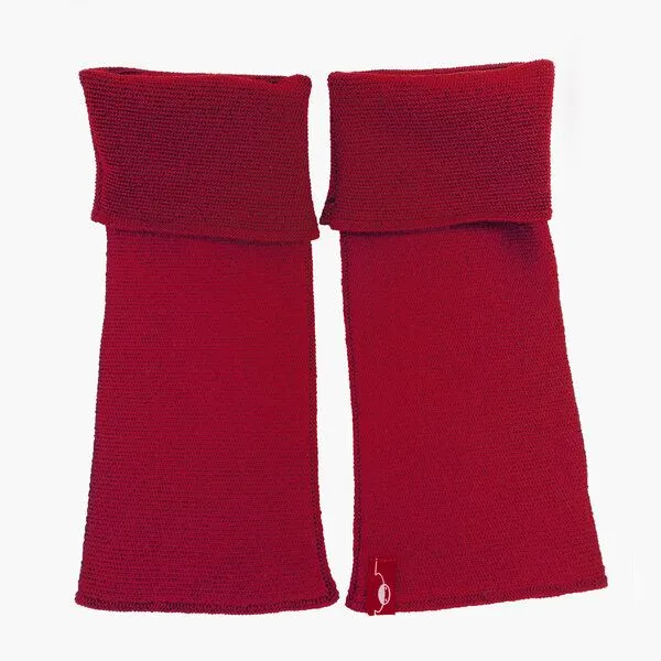vincente vincente Beinstulpen gestrickt aus reiner Wolle, Rot, – Produktbild 1 von 2