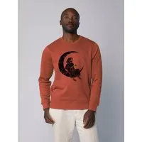 watapparel watapparel Sweatshirt Unisex Pizza for life, Heritage brown, – Produktbild 1 von 1