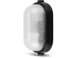 REV REV LED-Oval-Feuchtraumleuchte "Lumi Globe" Aluminium, max. 60 W, schwarz – Produktbild 1 von 1