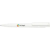 uma uma Kugelschreiber 'Recycled PET Pen Pro' einfarbig, weiß – Produktbild 1 von 1