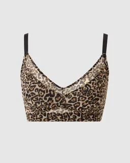 Understatement Understatement Damen vegan Bh Mesh Support Plus Leopard – Produktbild 1 von 1