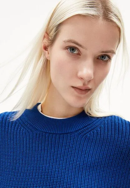 ARMEDANGELS ARMEDANGELS HAAYLE Damen Pullover aus Bio-Baumwolle, Lapis blue, – Produktbild 3 von 4