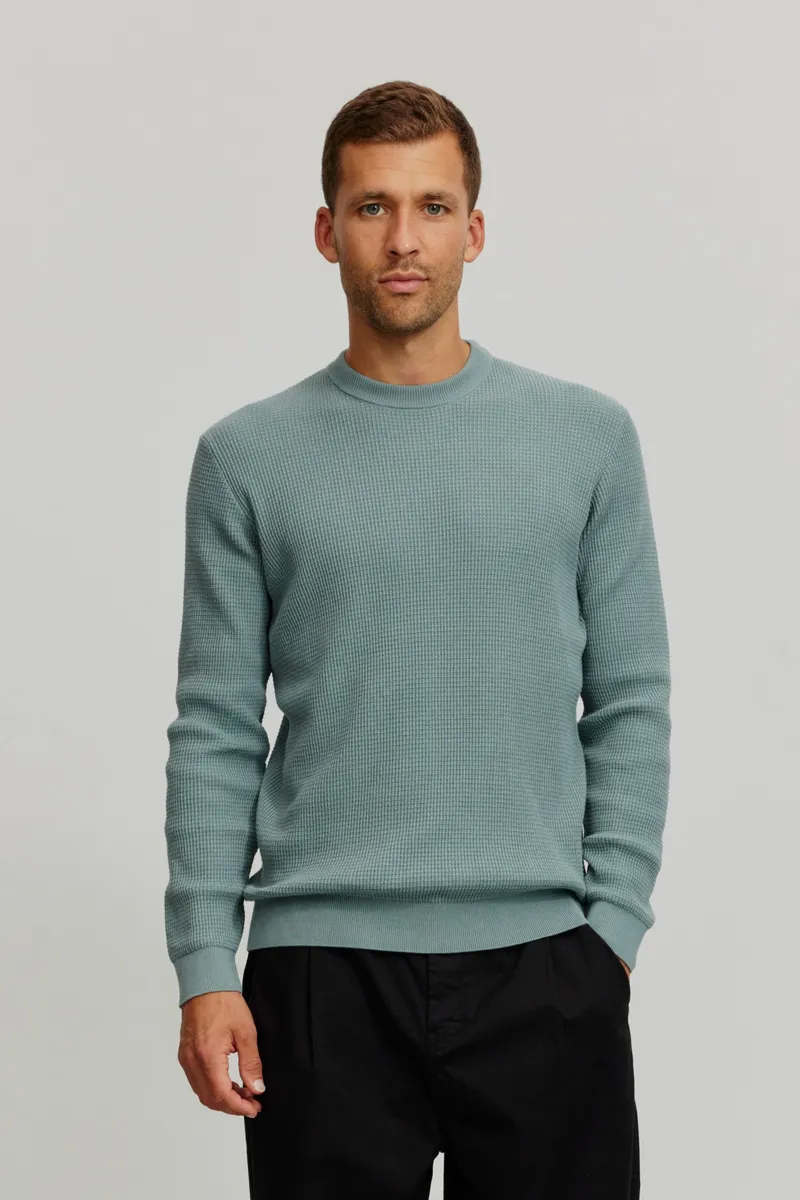 recolution Recolution Herren vegan Pullover Lupine Tannengrün, Hellgrün, – Produktbild 2 von 2