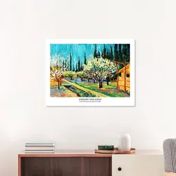 Photocircle Photocircle Poster / Leinwandbild - Vincent Van Gogh: Obstgarten umgeben von Zypressen - Ausst.poster – Produktbild 1 von 1