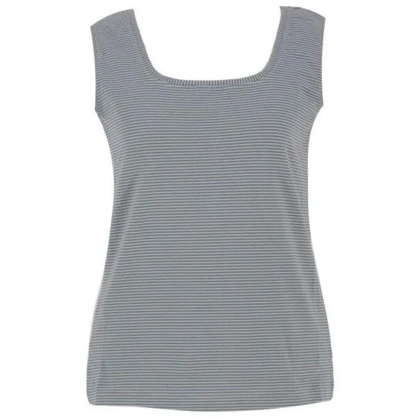 CON_STANT CON_STANT Tank-Top 95% Baumwolle (kbA), Ringelcrystal blue, – Produktbild 1 von 1