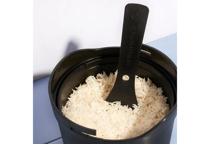 Reishunger Reishunger Reiskocher für die Mikrowelle – 1,7 L – bis zu 6 Portionen, Einfach zu reinigen & spülmaschinengeeignet, Schwarz, – Produktbild 3 von 5
