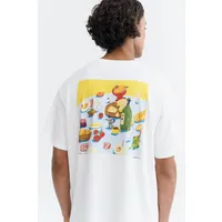 thinking mu Thinking MU Herren vegan T-Shirt Aaron Weiß Mit Aufdruck – Produktbild 1 von 1