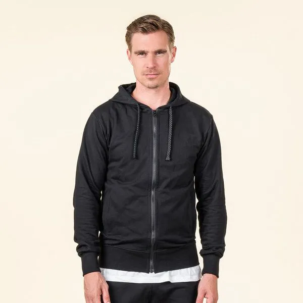 Living Crafts Living Crafts Herren Kapuzenjacke - CAMERON, Black, – Produktbild 1 von 3