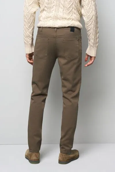 M 5 BY MEYER M 5 BY MEYER COTTON-TWILL CHINO, Braun (esche), – Produktbild 3 von 4