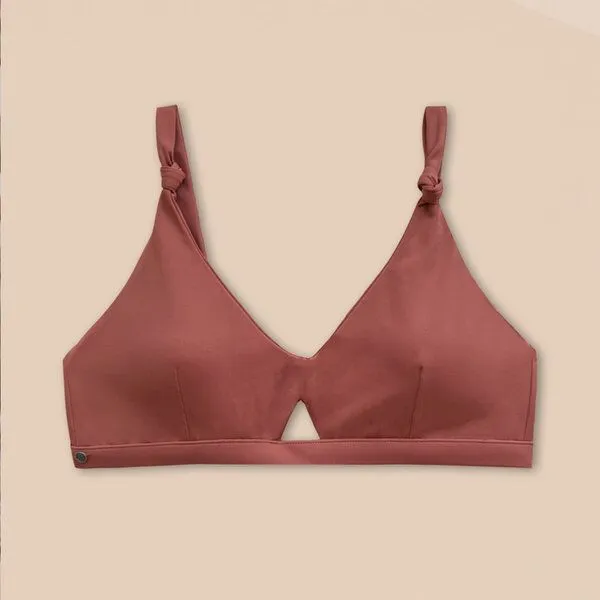 Woodlike Ocean Woodlike Ocean Coral Bikini Top - white / rose brown / lila, Braun, – Produktbild 4 von 4