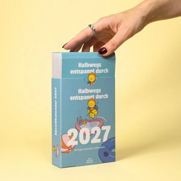 Ein guter Plan Ein guter Plan Abreißkalender »Halbwegs entspannt durch 2027« – Produktbild 2 von 4