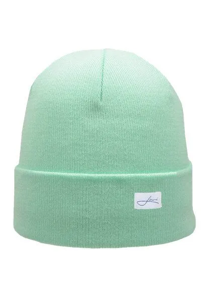 Lou-i Lou-i Baumwollmütze Made in Germany - Bequeme Wintermütze, Mint, – Produktbild 1 von 4