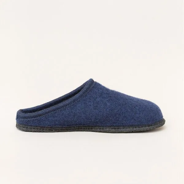 Kitz-Pichler Kitz-Pichler Filz-Hausschuh Grainau aus 100% Schurwolle - Damen & Herren Pantoffel, Dunkel-blau, – Produktbild 3 von 4
