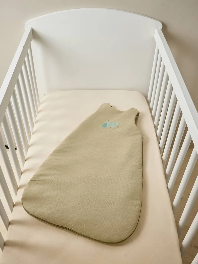Vertbaudet Ärmelloser Baby Schlafsack mit Nilpferd BAYOU TOG 2, Grün, – Produktbild 4 von 4