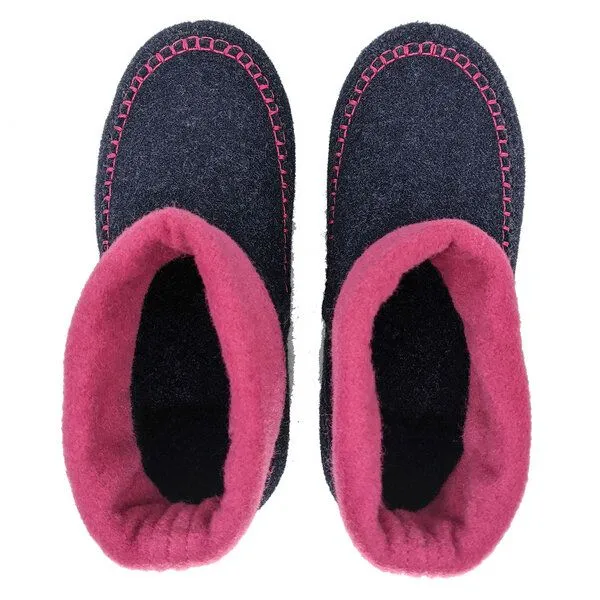Gumbies Gumbies Thredbo - Hausschuhe aus recyceltem Material, Navy pink, – Produktbild 4 von 4