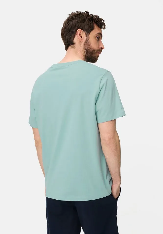 camel active camel active Print-Shirt mit Print Kurzarm, Blau|grün, – Produktbild 2 von 5