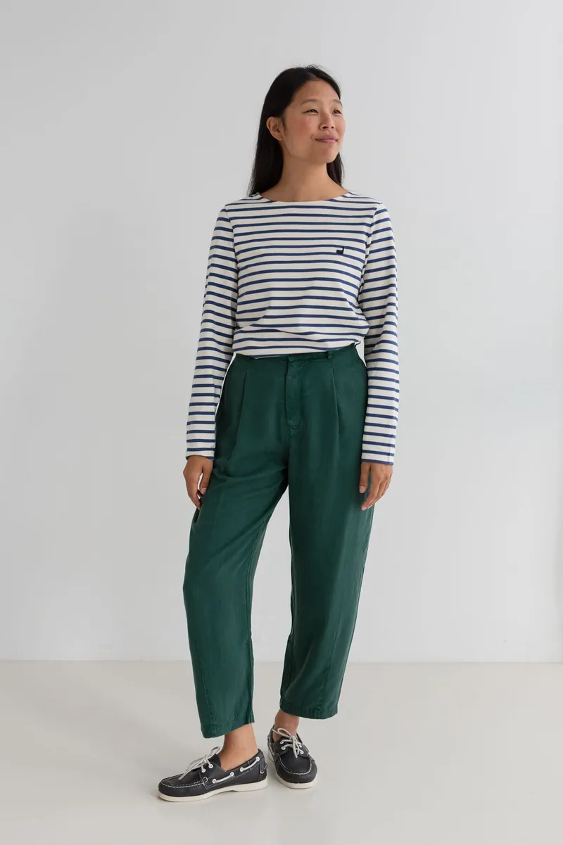 TWOTHIRDS TWOTHIRDS Damen vegan Top Martinica Blaubeere, Dunkelblau, – Produktbild 1 von 2