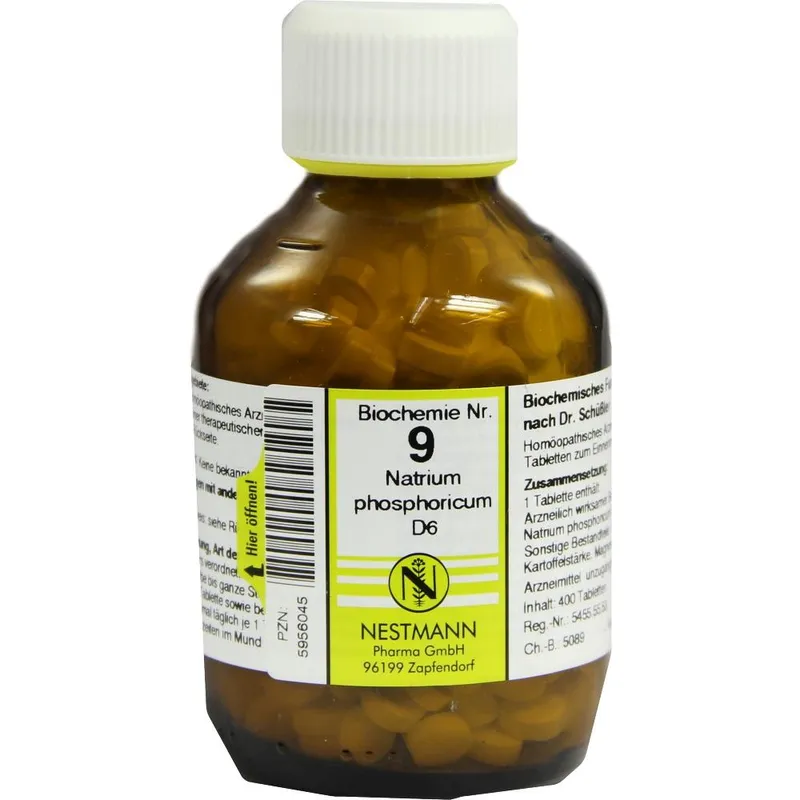 Nestmann Pharma BIOCHEMIE 9 Natrium phosphoricum D 6 Tabletten 400 St Tabletten – Produktbild 1 von 1