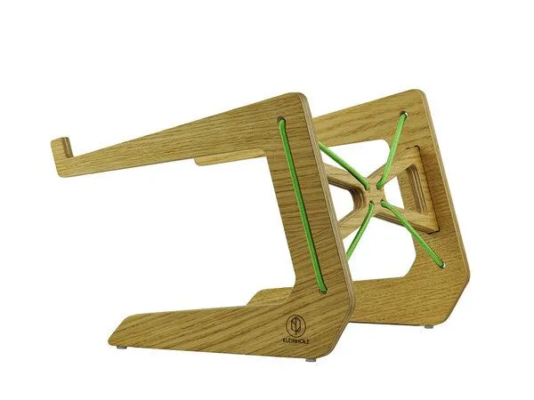 KLEINHOLZ KLEINHOLZ Laptopständer KLAX, Grün, – Produktbild 1 von 5