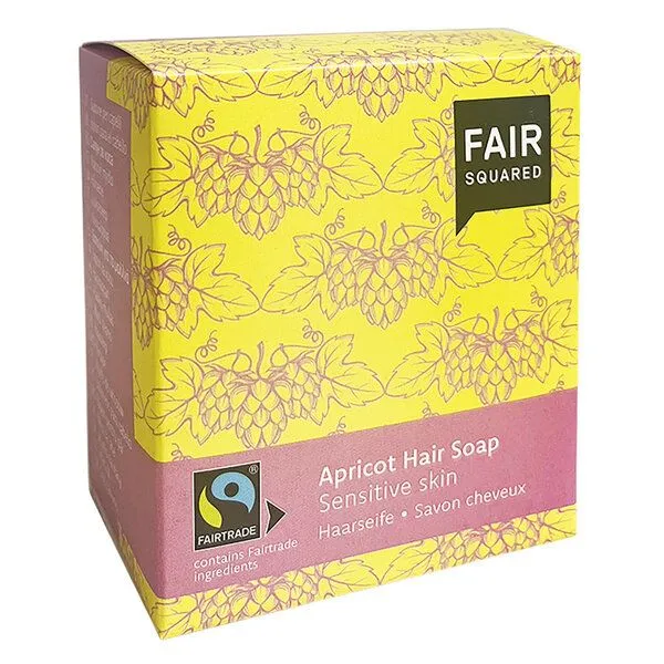 Fair Squared FAIR SQUARED Apricot Hair Soap Sensitive Skin - 2x80gr. – Produktbild 1 von 2