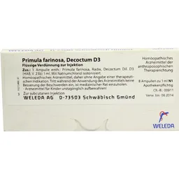 Weleda WELEDA PRIMULA FARINOSA decoctum D 3 Ampullen 8X1 ml Ampullen – Produktbild 1 von 1