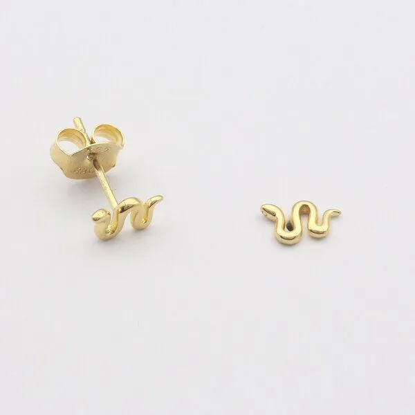 Jewelberry Jewelberry Stecker Modell: Tiny Snake, Vergoldet, – Produktbild 1 von 2