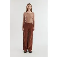 Basic Apparel Basic Apparel Cordhose MILLU mit weitem Bein aus Bio-Baumwolle, Braun (tortoise-shell), – Produktbild 1 von 1