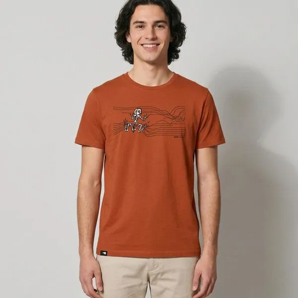 little kiwi little kiwi Herren T-Shirt, "Frosch", Brown, – Produktbild 1 von 2