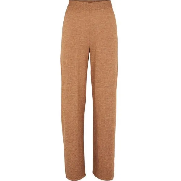 Basic Apparel Basic Apparel Weite Hose VERA aus Merinowolle, Braun (apple-cinnamon), – Produktbild 1 von 1