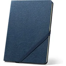 hi!dea™ HUXLEY. A5-Notizblock mit Hardcover, hergestellt aus wasserfestem Papier, Blau – Produktbild 1 von 1