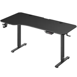 Casaria® Casaria Casaria Höhenverstellbarer Schreibtisch Schwarz 160x75x73-118cm – Produktbild 1 von 1