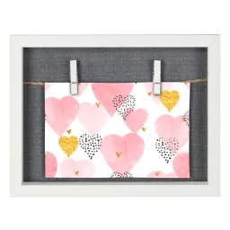Hama Hama Bilderrahmen "Muro", mit Schnur und Klammern, Weiß, 16,5 x 21,5 cm – Produktbild 1 von 1