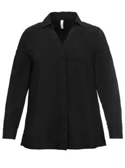 sheego Hemdbluse schwarz – Produktbild 1 von 1
